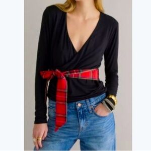 J.Crew One Sleeve Wrap Tops for Women| Sz S